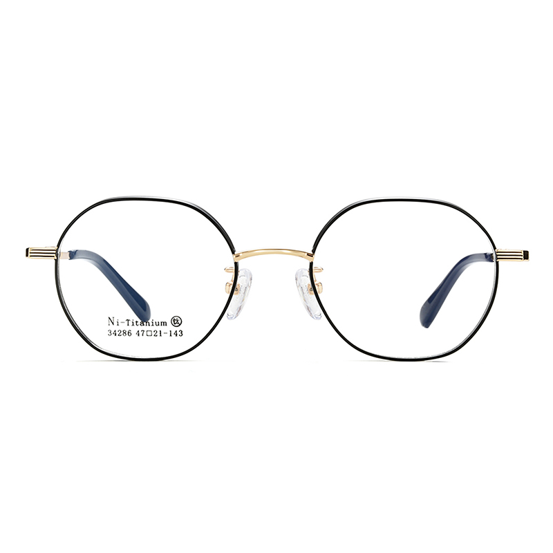 34286 Ochelari casual din aliaj poligonal