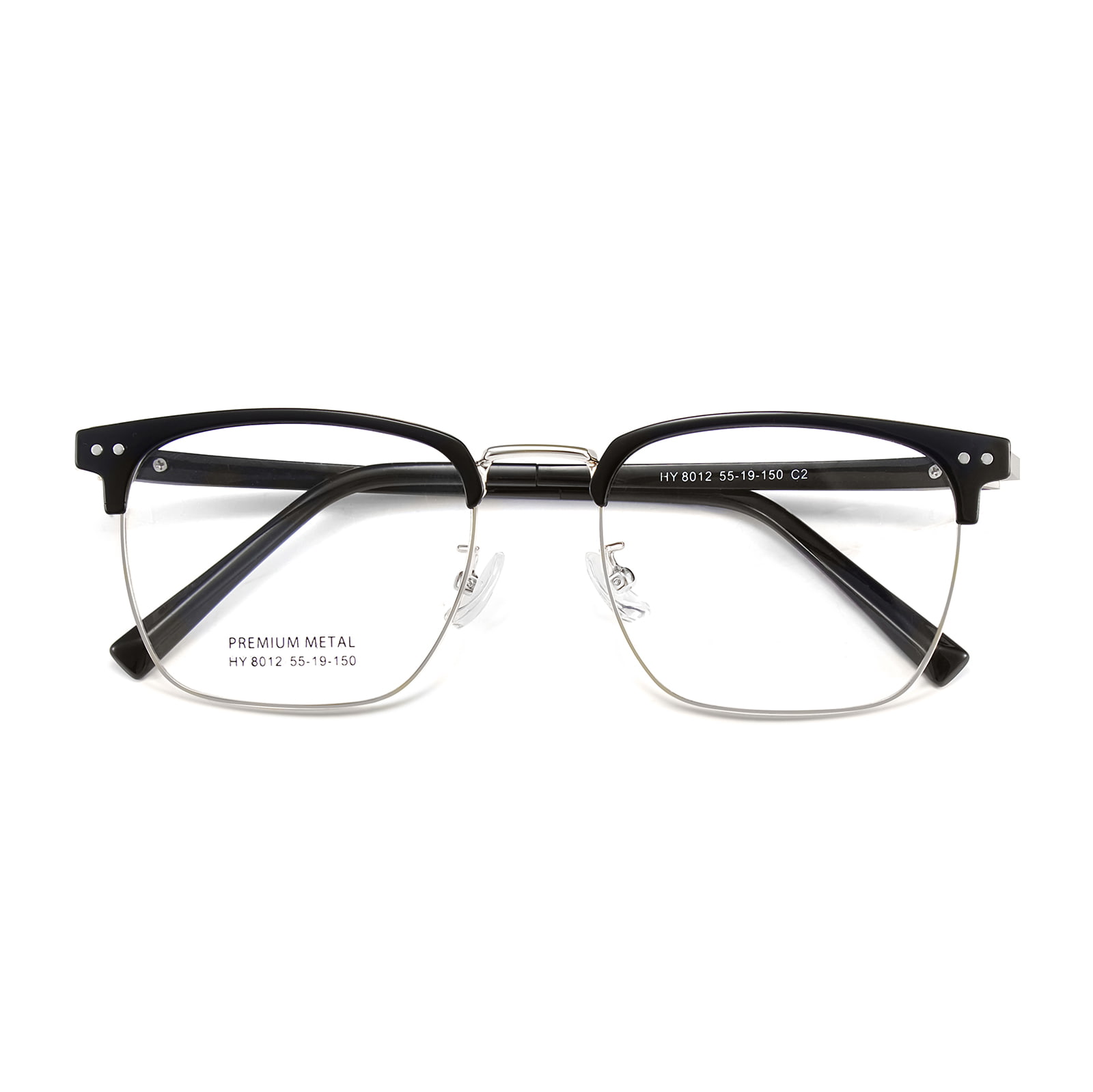 8012 Ochelari minimalisti din aliaj cu presiune în nas