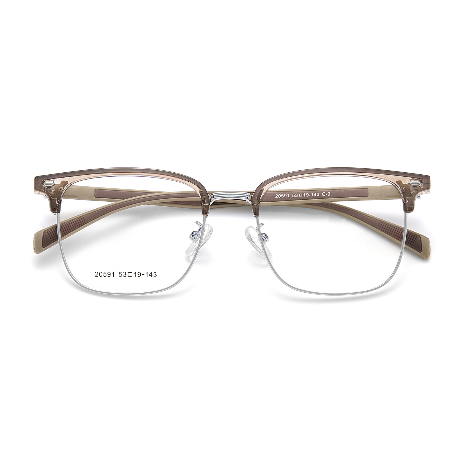 20591 Ochelari casual din plastic din oțel din aliaj