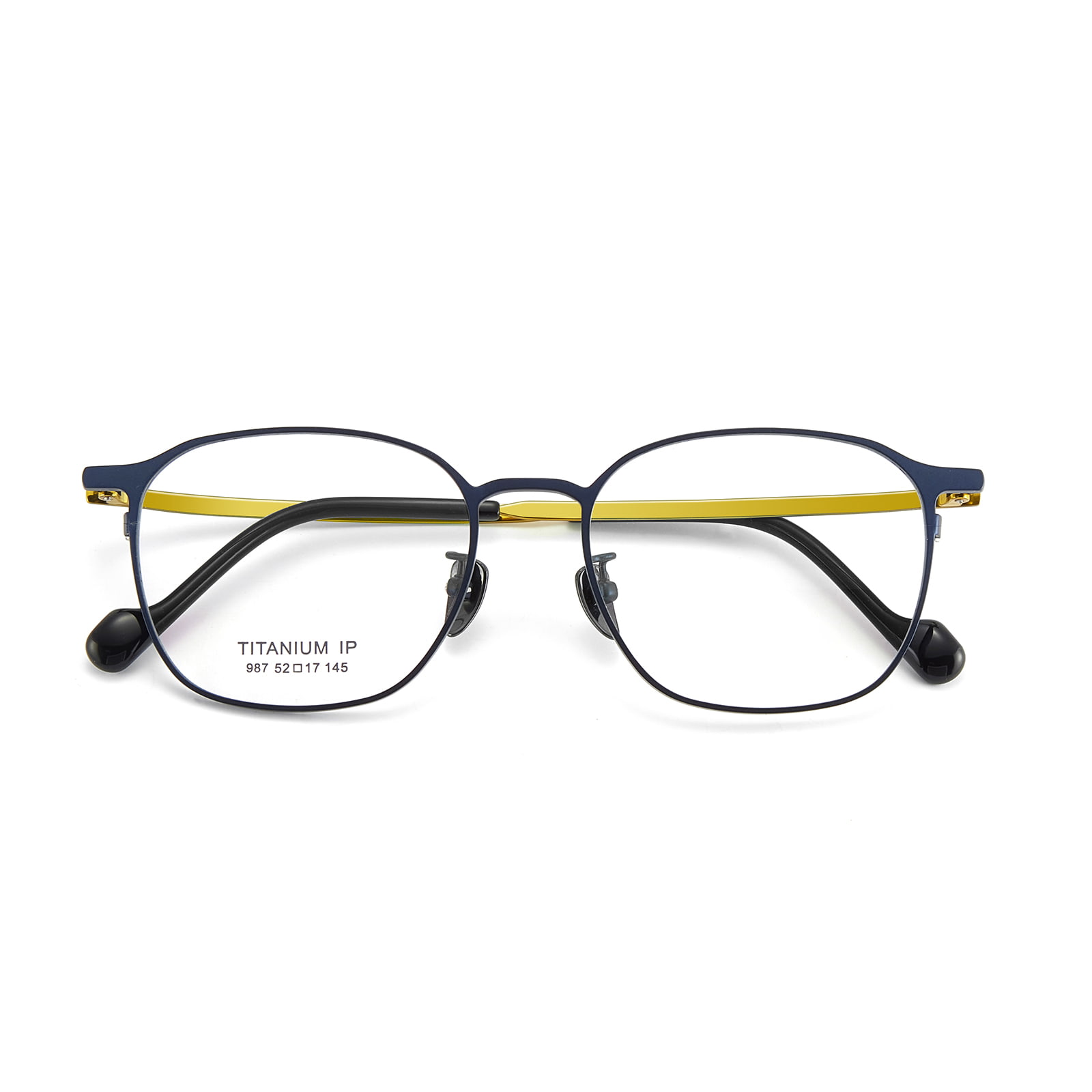987 Templi de culoare gradient simple Ochelari din titan pur