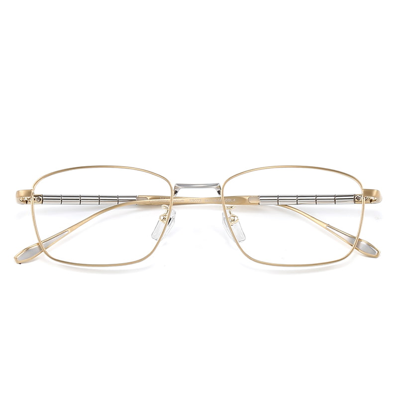 S9072 Ochelari Rotunzi Bamboo Elite din titan pur