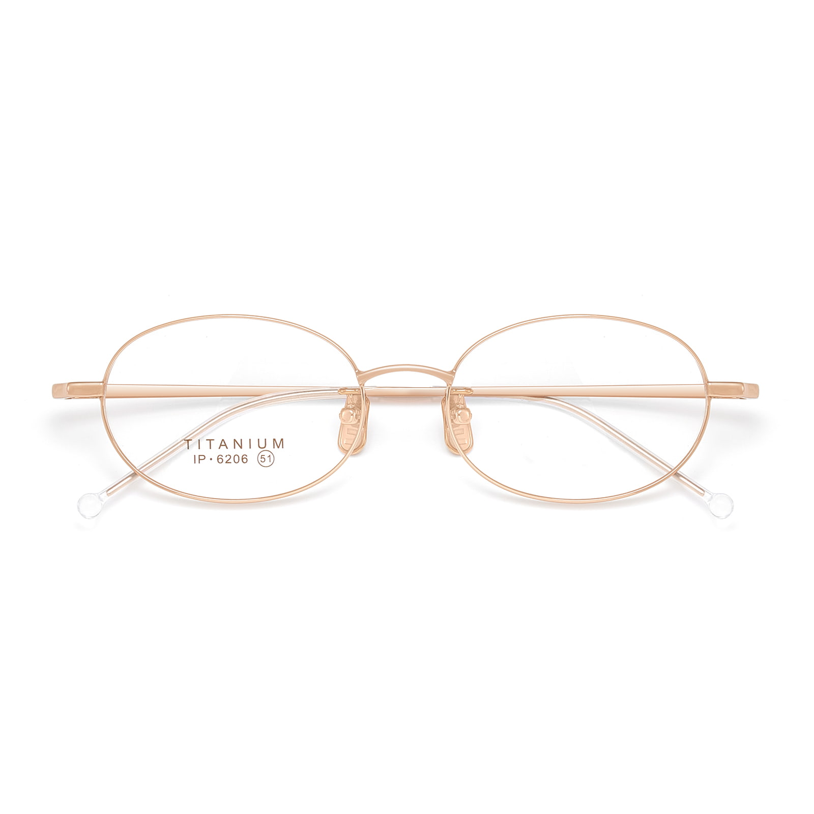 6206 Ochelari din titan pur cu expansiune exterioară curbată moale