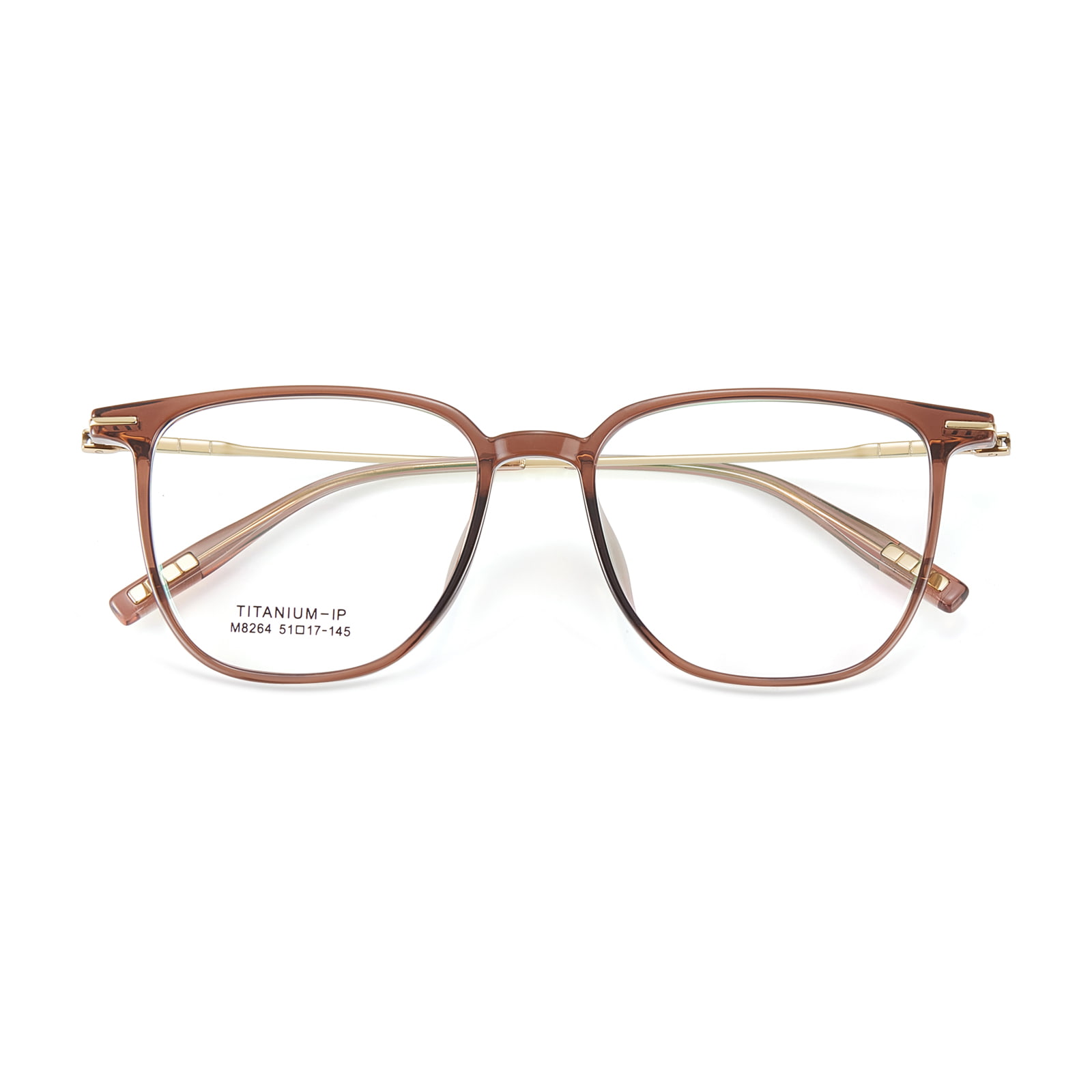 M8264 Ochelari de titan Bamboo β ușori și durabili
