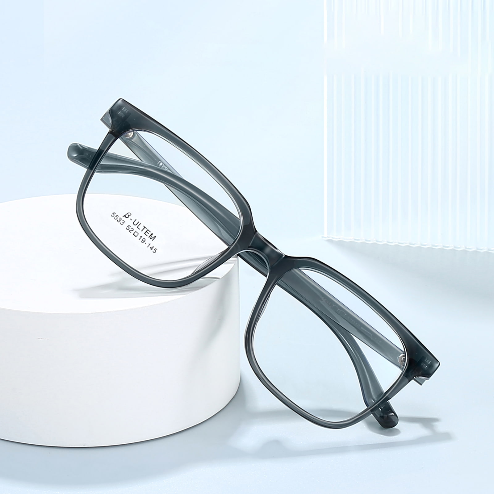 5533 Ochelari sport TR90 anti-coliziune cu cadru pătrat