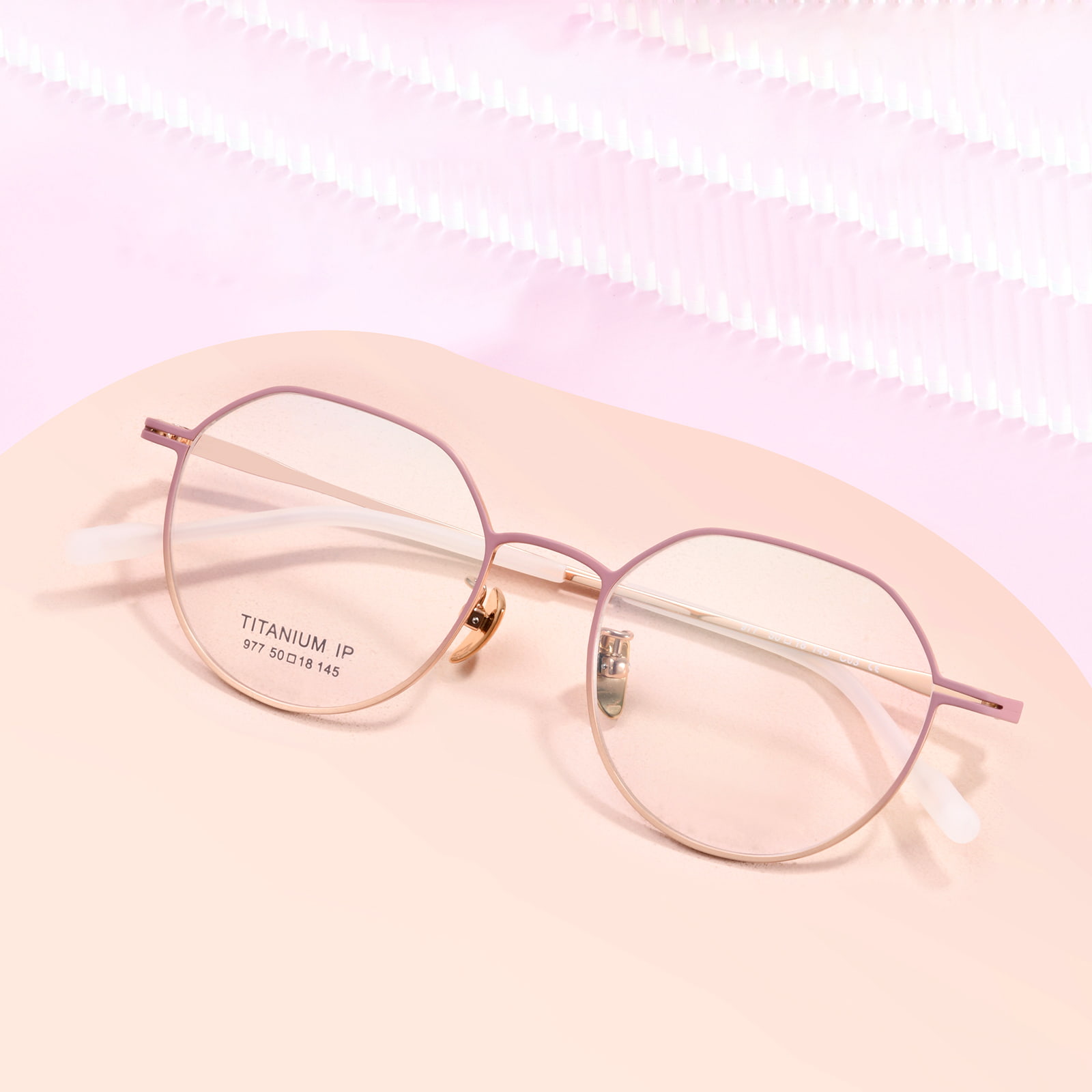 977 Ochelari de titan pur, neoxidați, fără sudură, cu gradient