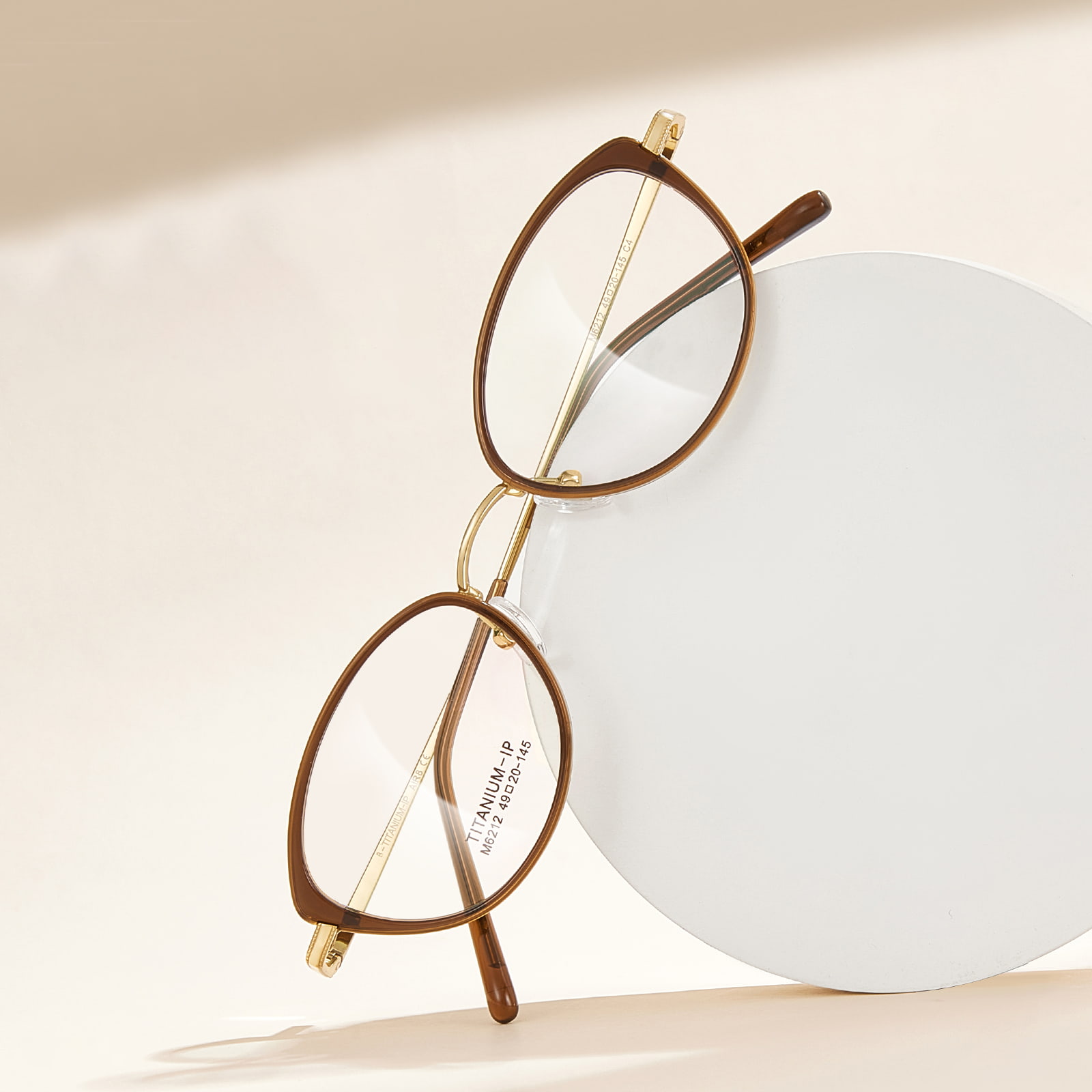 M6212 Ochelari de titan Soft Curve β cu ramă largă