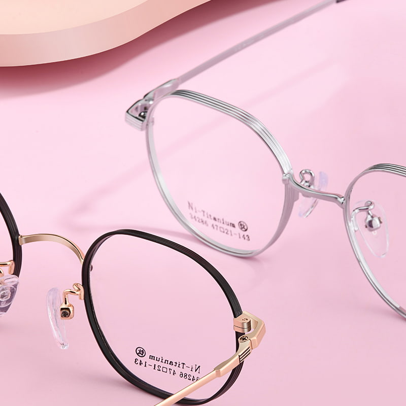 34286 Ochelari casual din aliaj poligonal