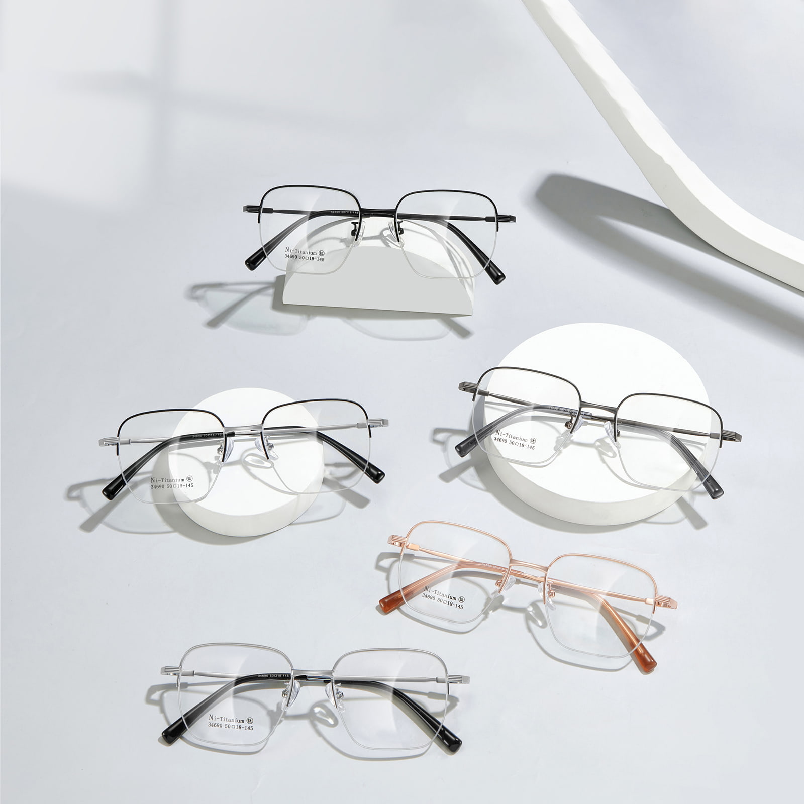34690 Ochelari Retro Full Face Fit Aur