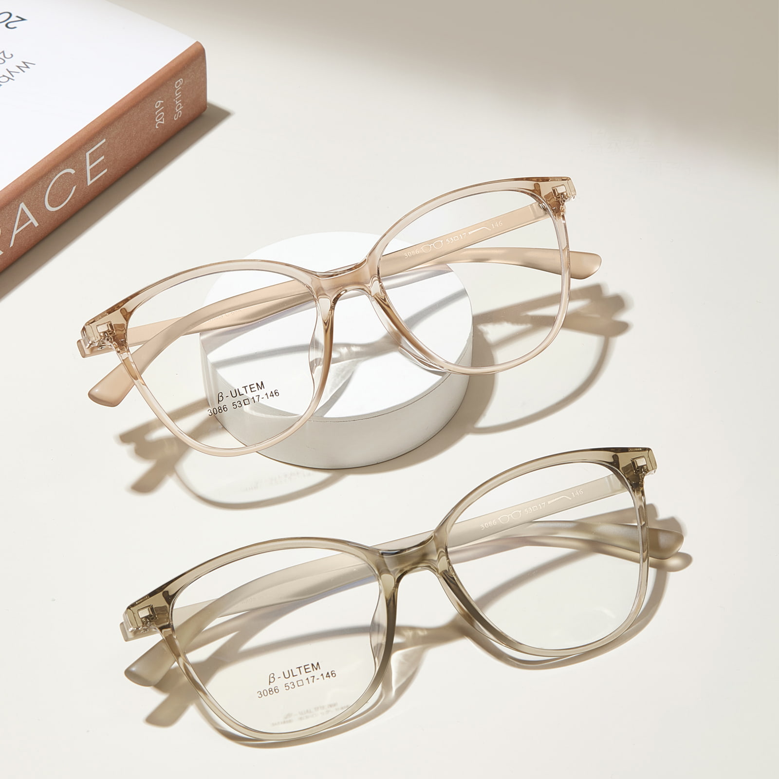 3086 Ochelari retro anti-alunecare TR90 pentru toate formele feței