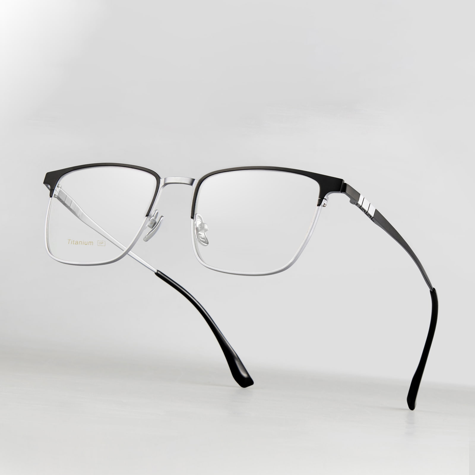 TA2212 Ochelari de afaceri anti-alunecare din titan pur