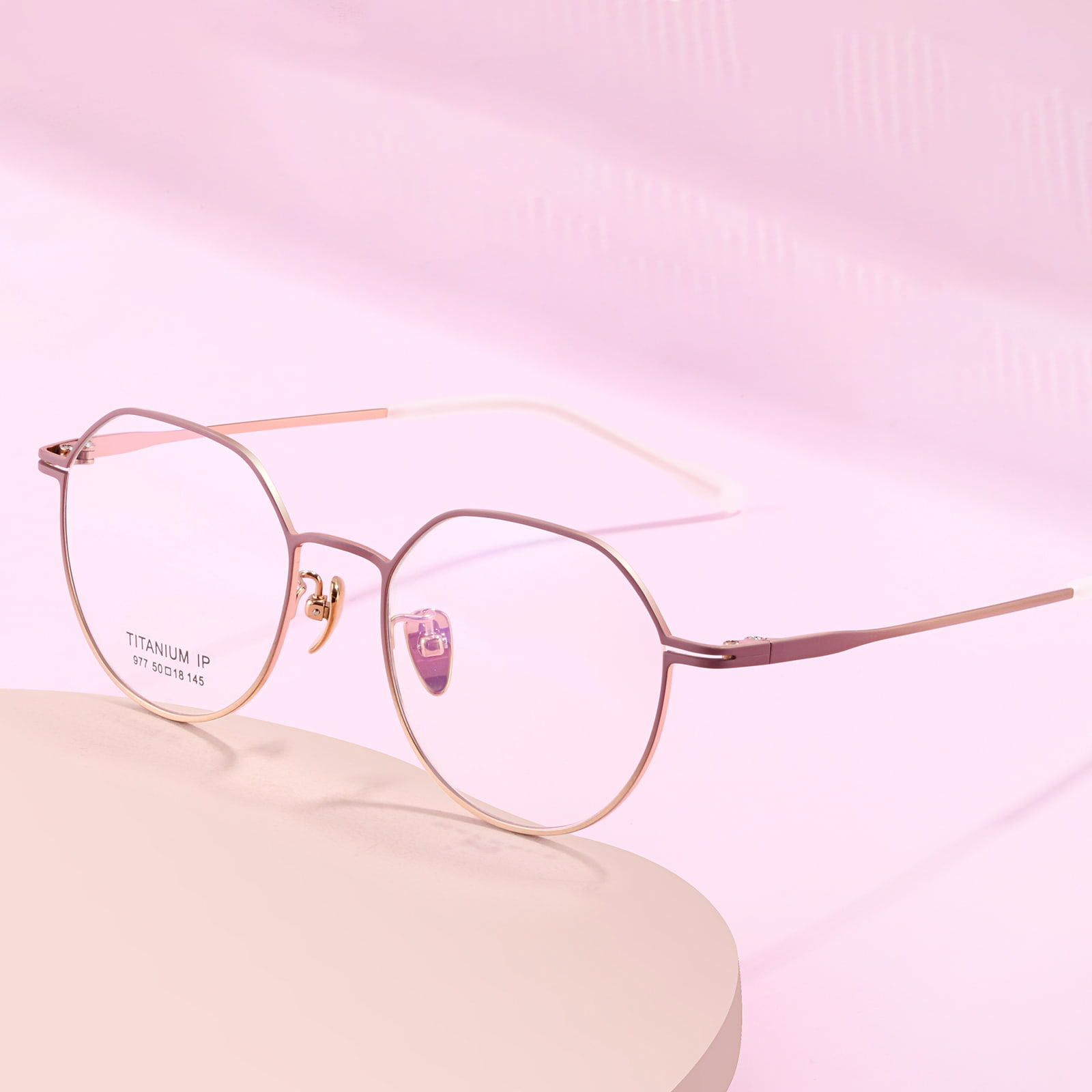 977 Ochelari de titan pur, neoxidați, fără sudură, cu gradient