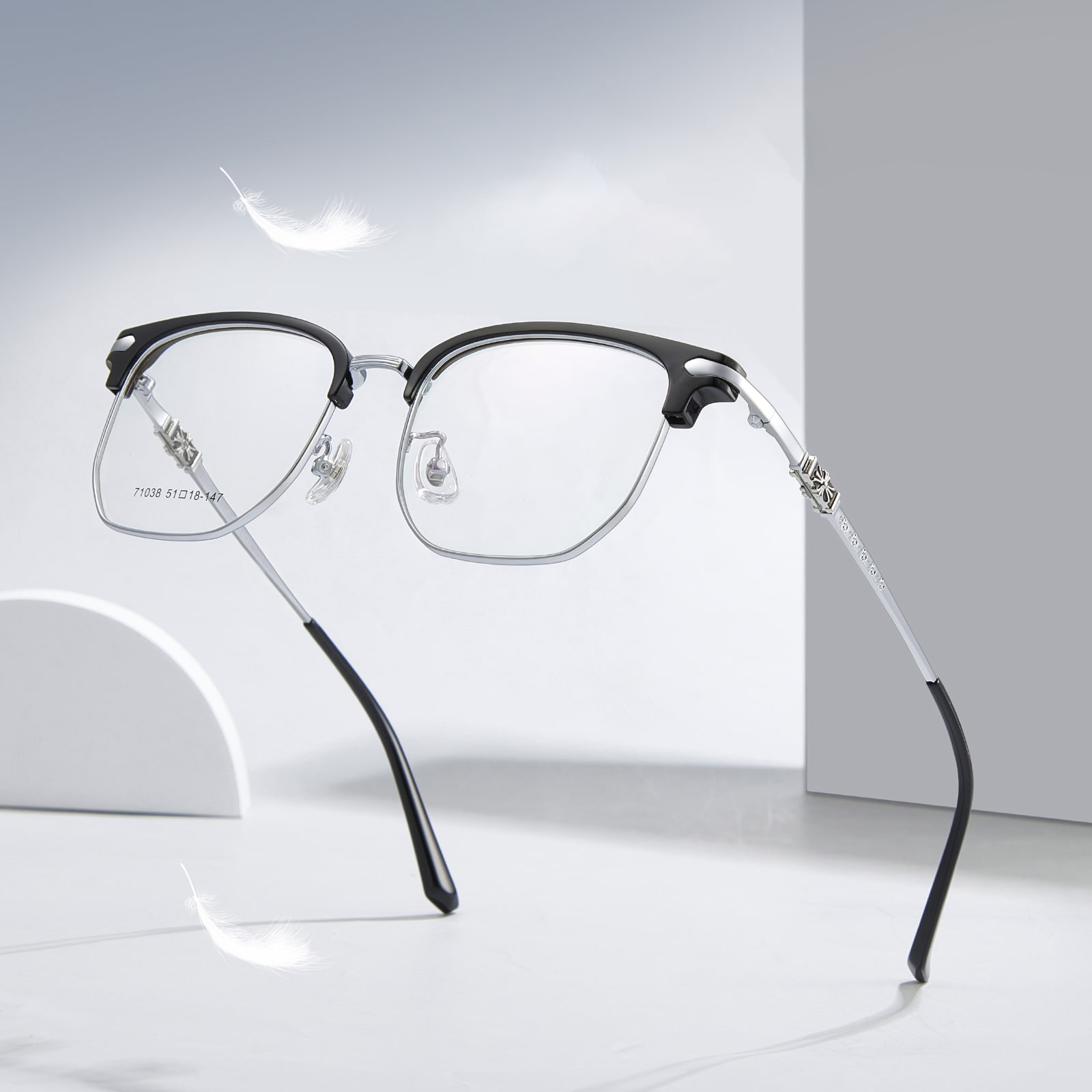 71038 Ochelari casual din aliaj anti-oboseala