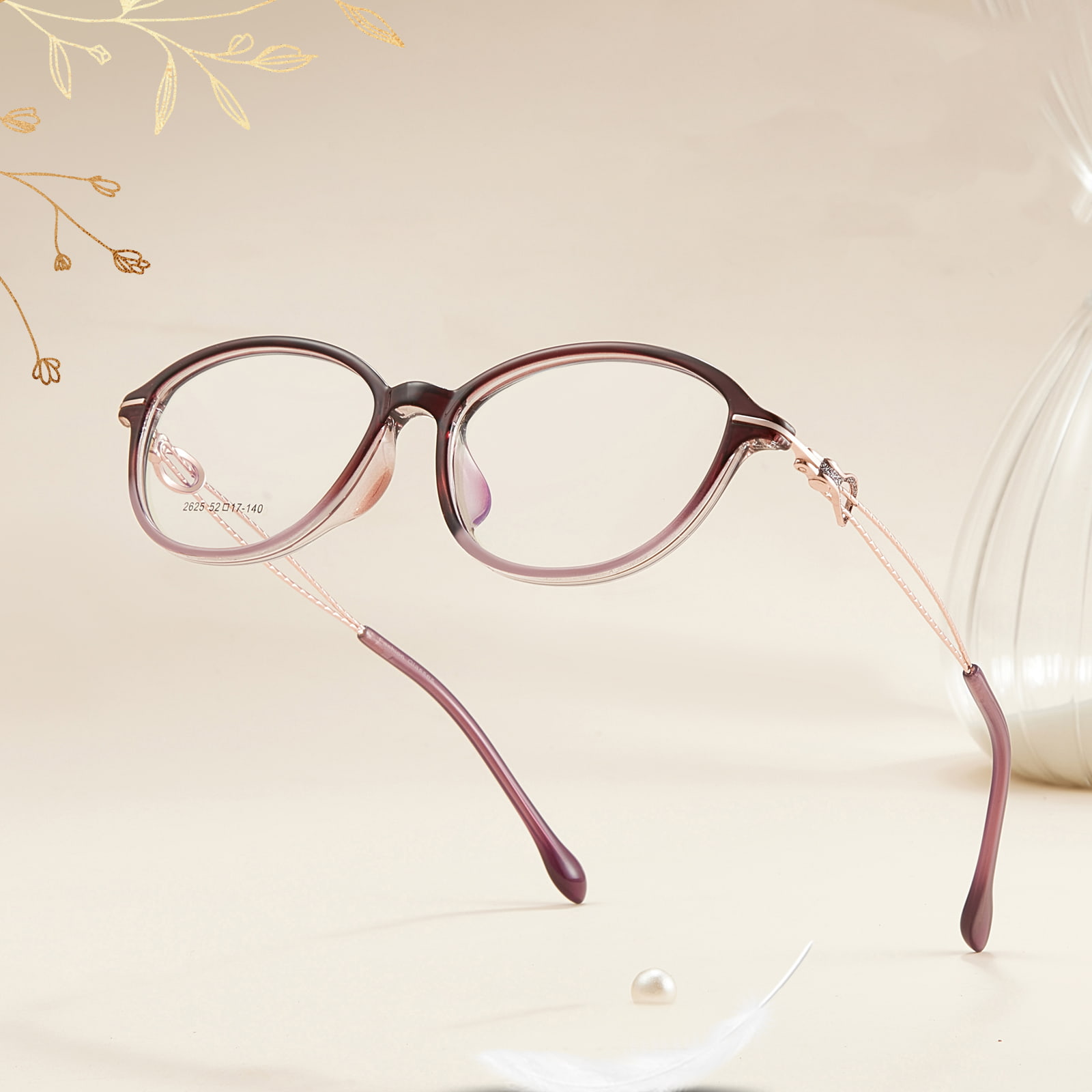 2625 Ochelari TR90 cu sclipici rezistenti la transpiratie