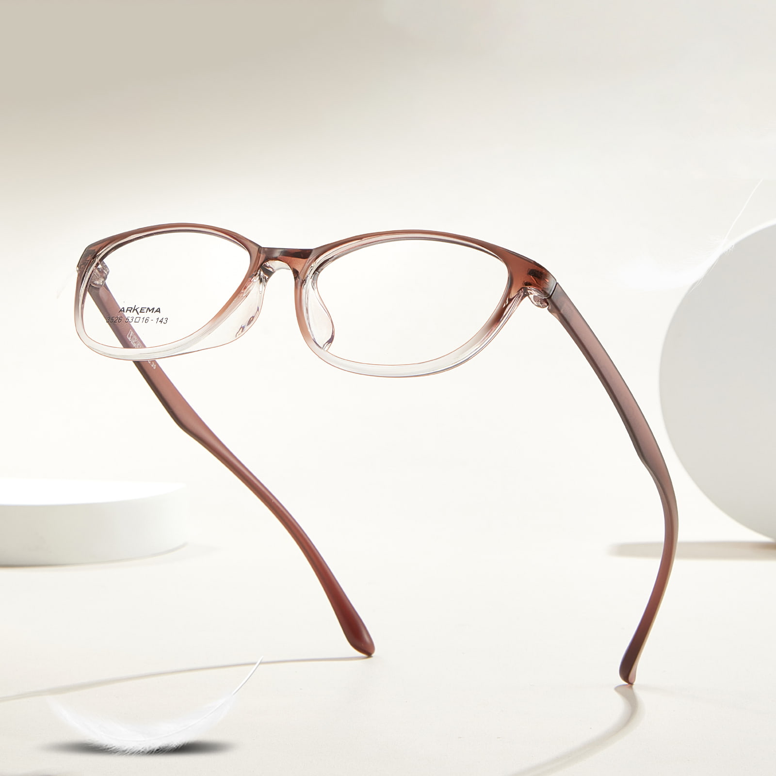 3526 Ramă Cat-Eye Se potrivește cu ochelarii TR90