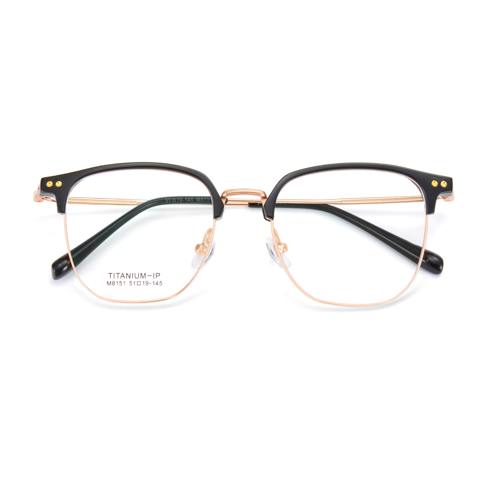 Ochelari M8151 Square Circle ușoare din titan β