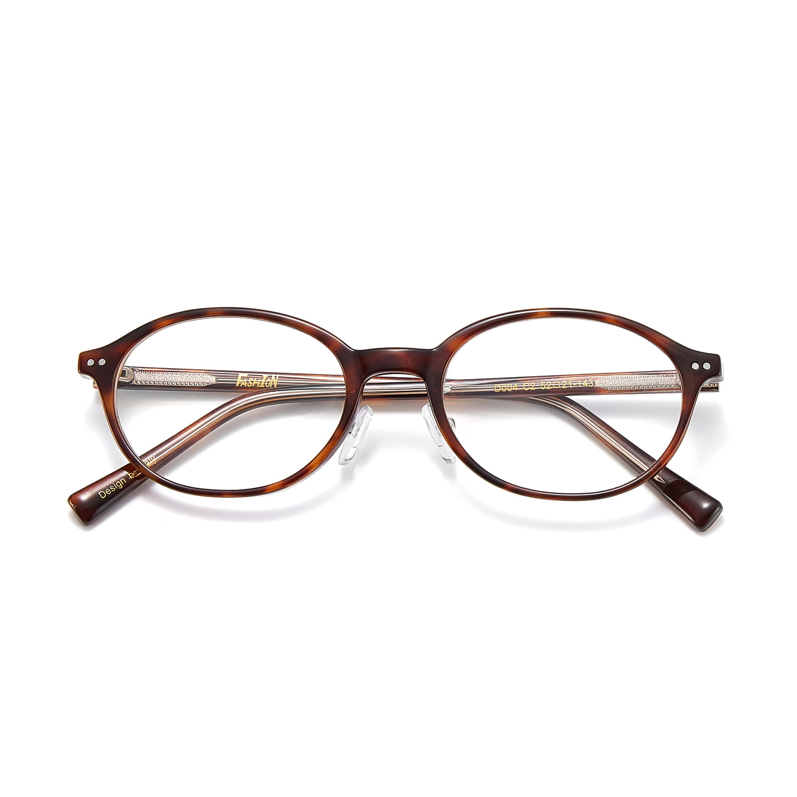 D004 Ochelari retro cu cadru mic, oval, anti-albastru