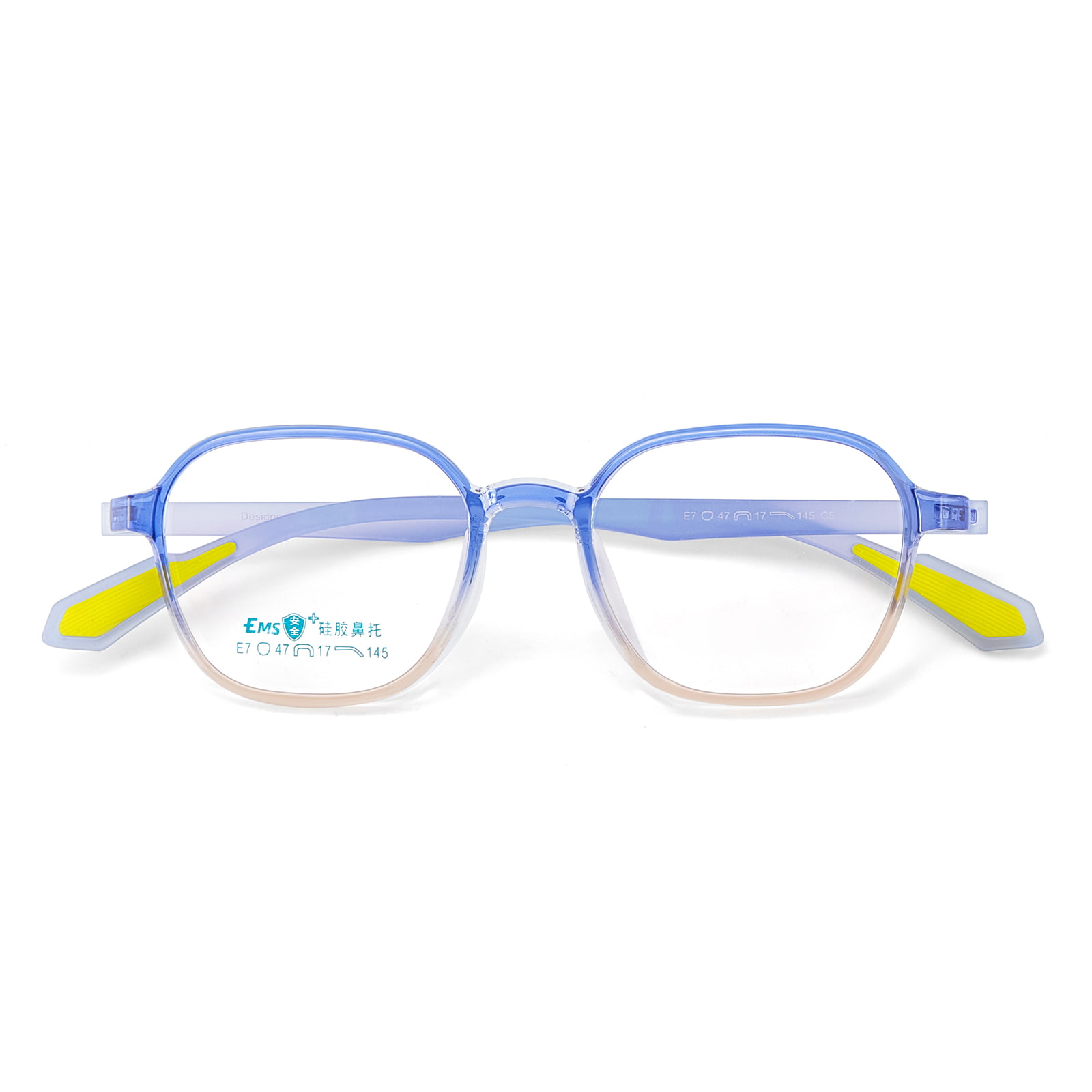 Ochelari pentru nas din silicon moale cu ramă largă E7 Gradient Color