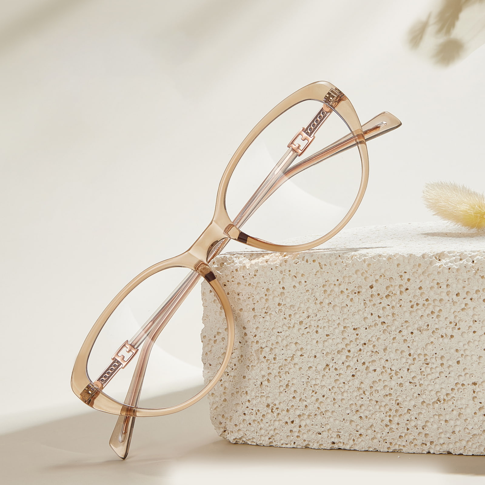 TJ5786 Ochelari cu ramă fluture lărgită anti-lumină albastră