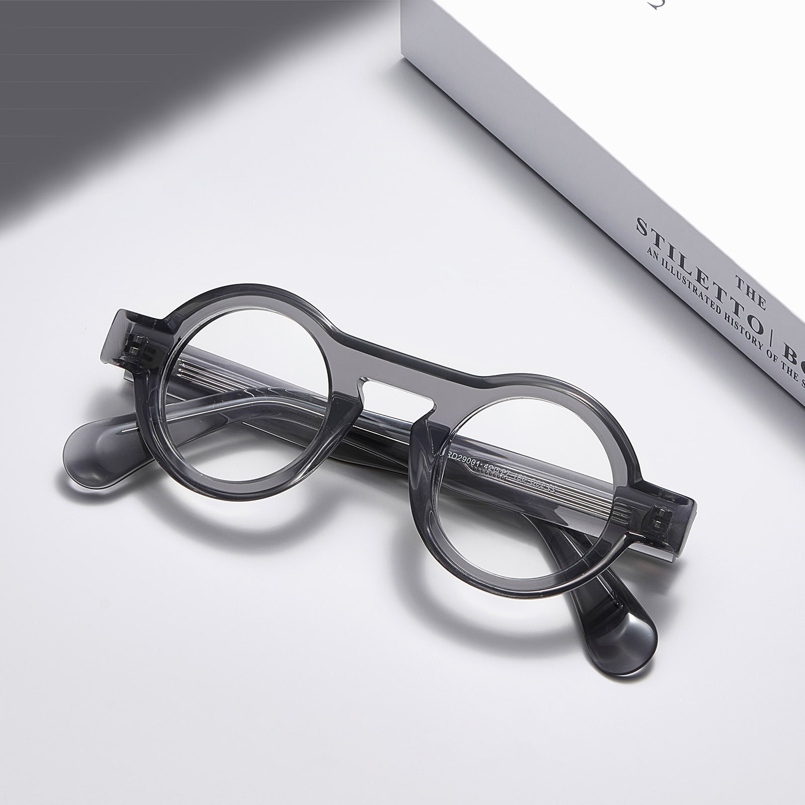 RD29001 Ochelari din acetat cu cadru rotund Rock Small