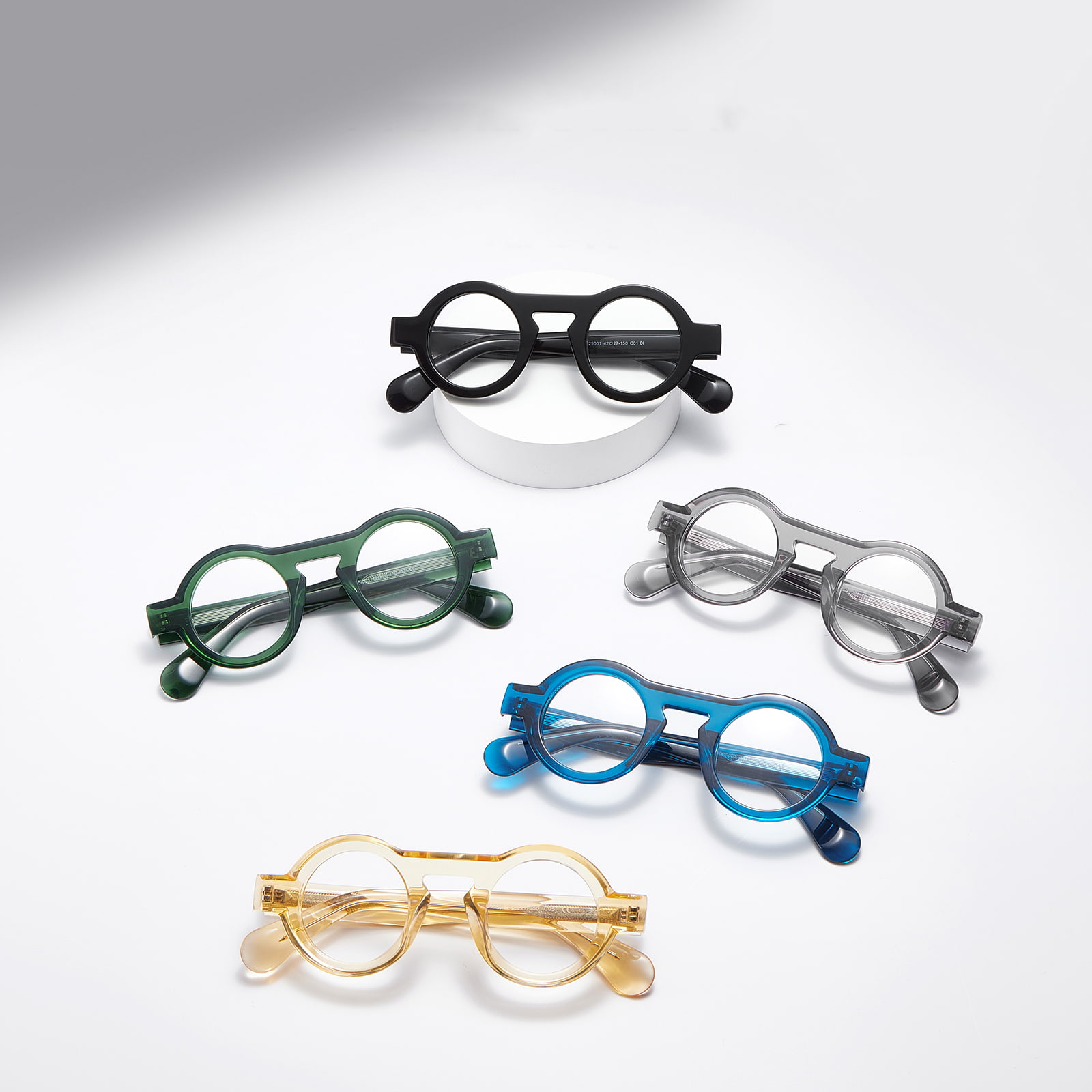 RD29001 Ochelari din acetat cu cadru rotund Rock Small