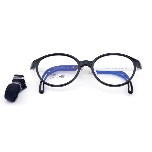 TK6125 Ochelari pentru copii cu sclipici, cu frânghie anti-alunecare