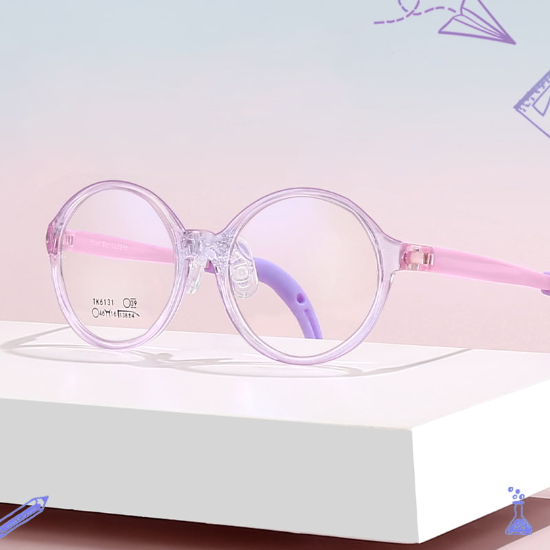 TK6131 Ochelari flexibili pentru copii cu design cu margini strălucitoare
