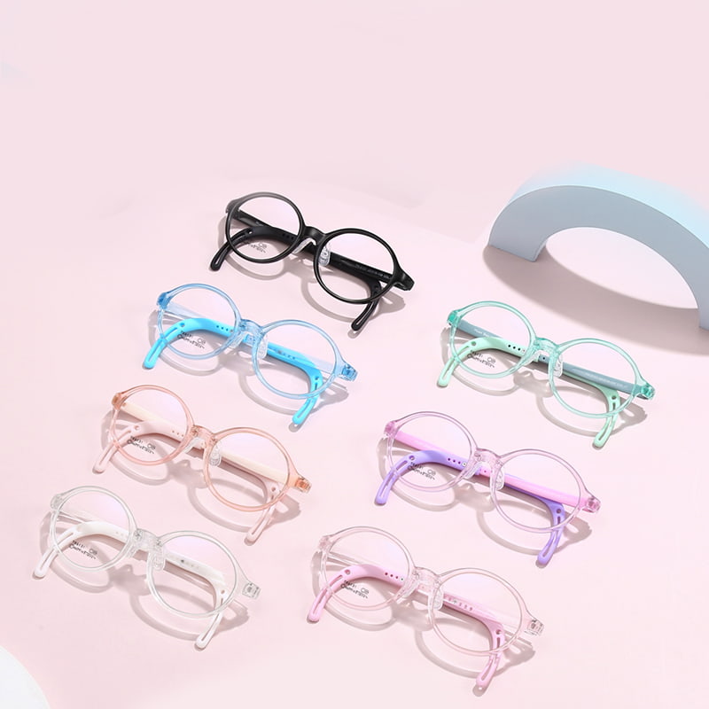 TK6131 Ochelari flexibili pentru copii cu design cu margini strălucitoare