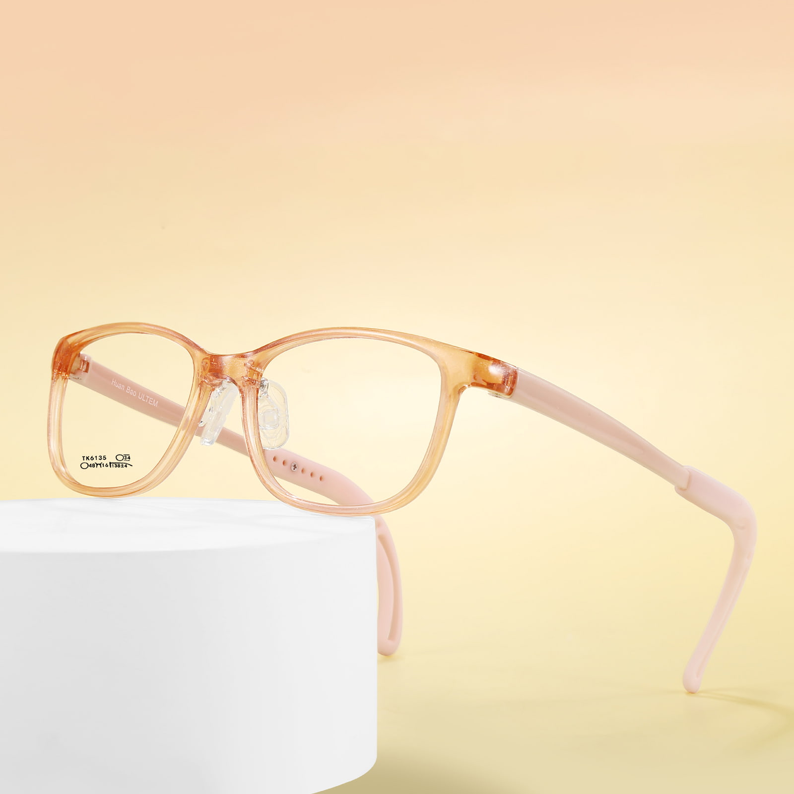 TK6135 Ochelari pentru copii colorați pentru picior din silicon, fără presiune