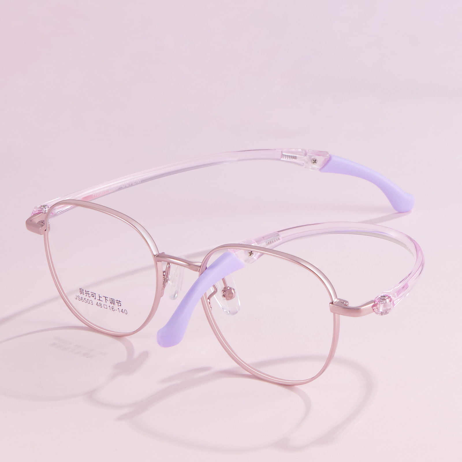6503 Ochelari de sport pentru elevi din școala primară din tungsten, titan, plastic, oțel