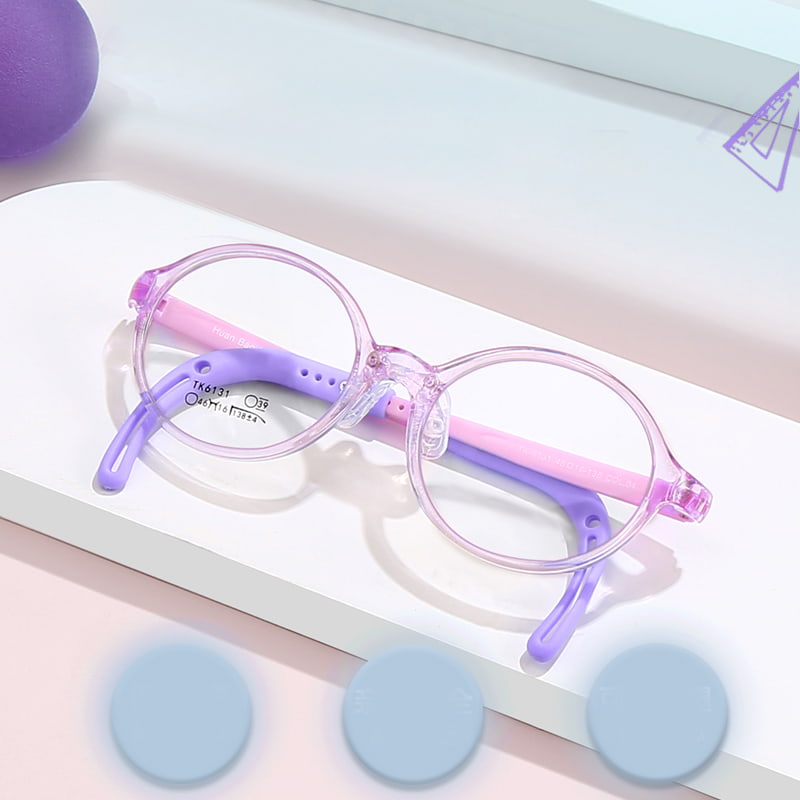 TK6131 Ochelari flexibili pentru copii cu design cu margini strălucitoare