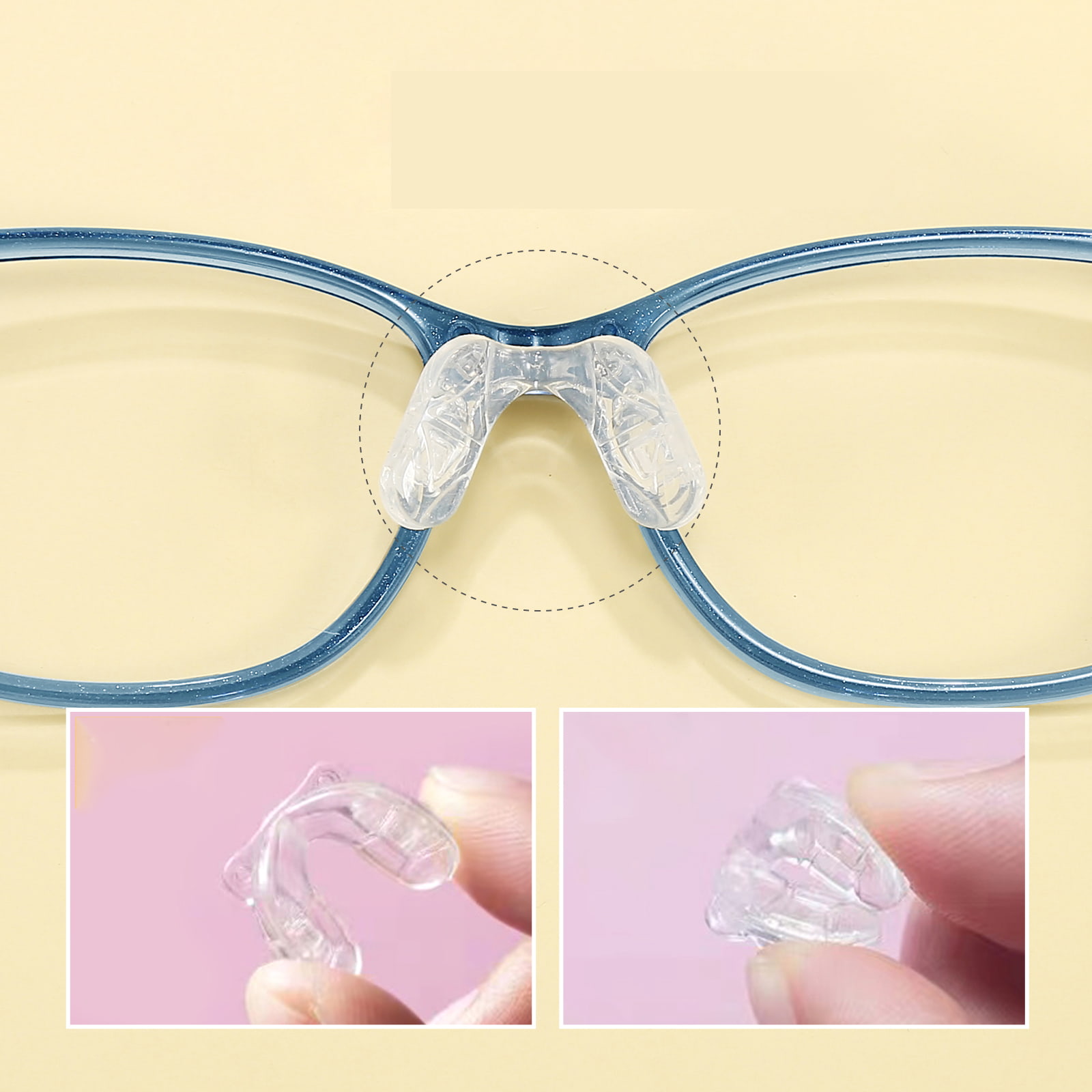TK6135 Ochelari pentru copii colorați pentru picior din silicon, fără presiune