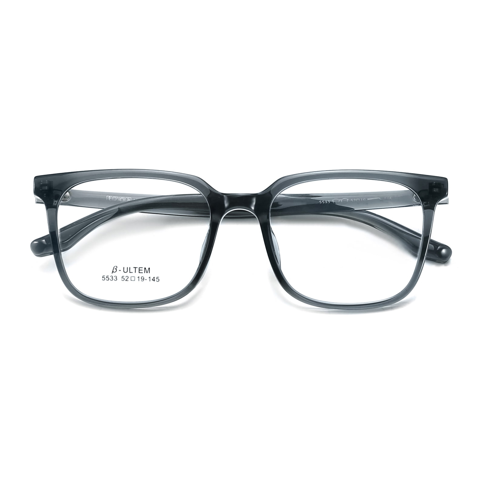 5533 Ochelari sport TR90 anti-coliziune cu cadru pătrat