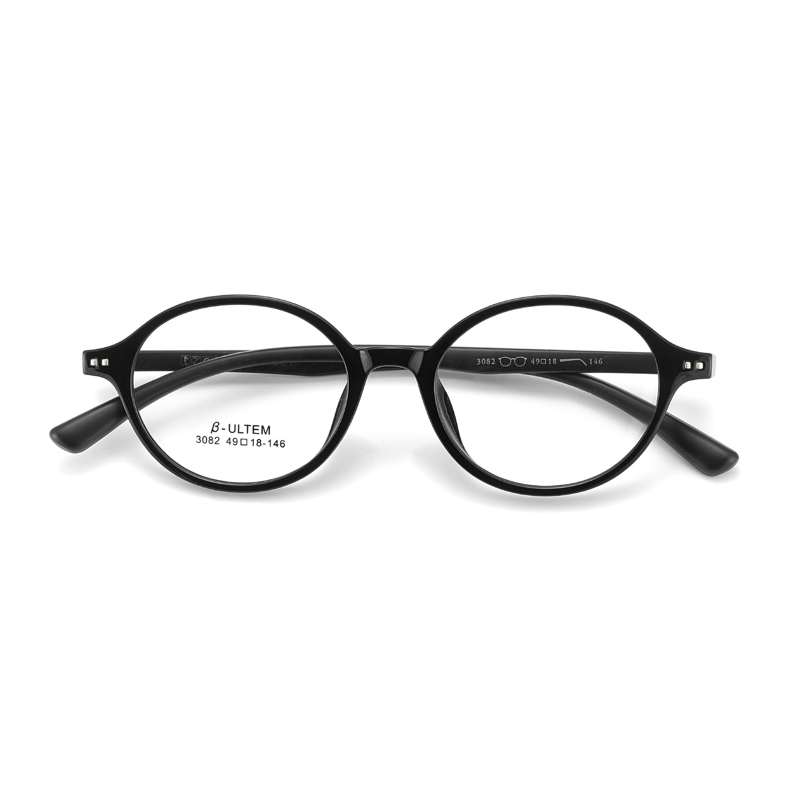 3082 Ochelari TR90 fără stres cu cadru oval