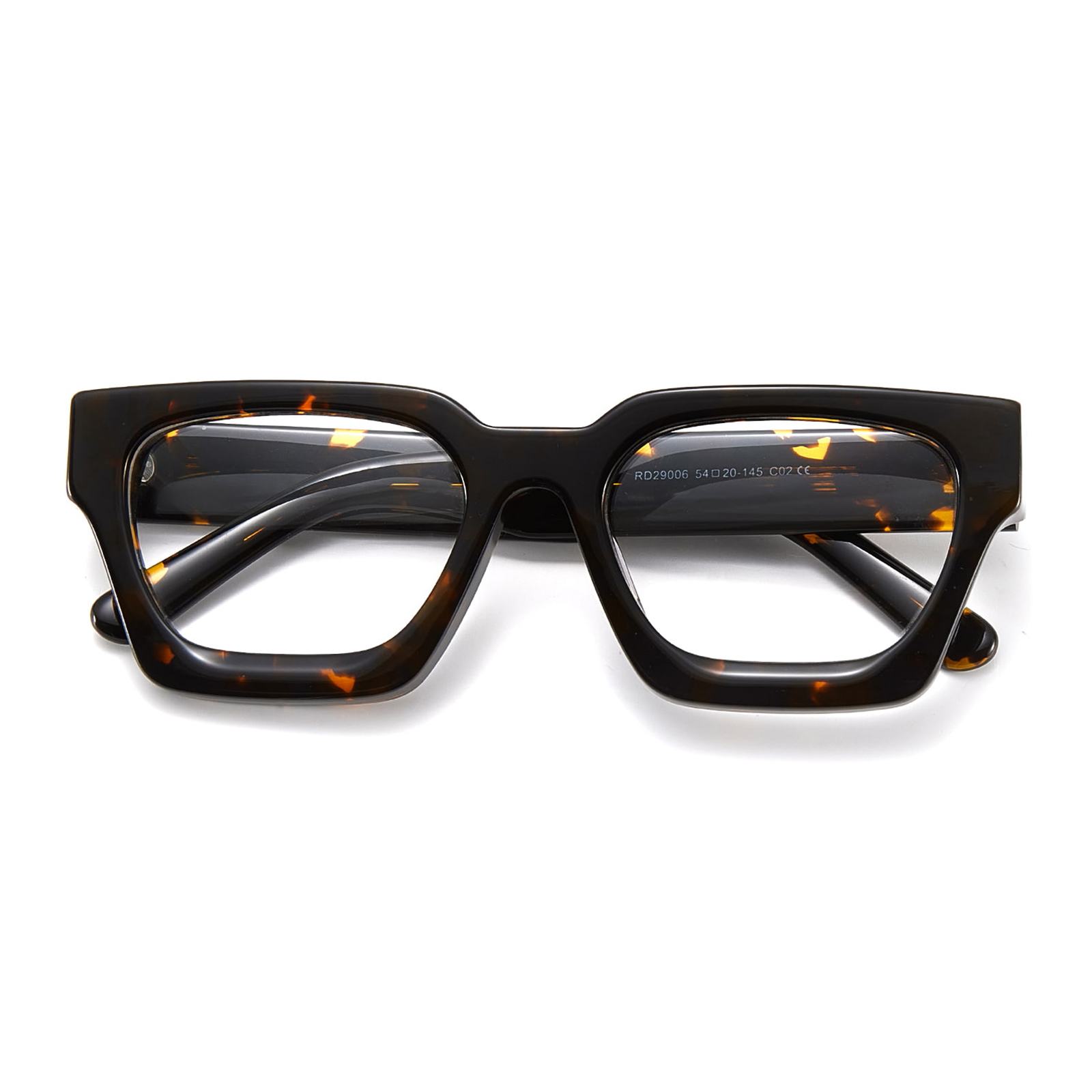 RD29006 Ochelari din acetat cu ramă pătrată dură